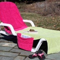 DIY Lounge Chair Cover