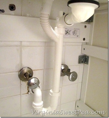 Bathroom Renovation Update :: How to Install an Ikea Hemnes Sink ...