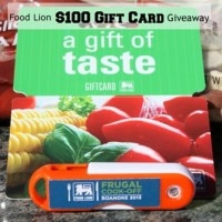 Food Lion $100 Gift Card Giveaway