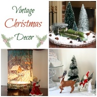 Vintage Christmas Decor by virginiasweetpea