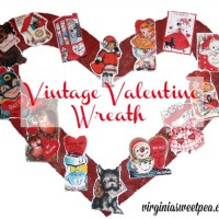 Vintage Valentine Wreath by virginiasweetpea.com