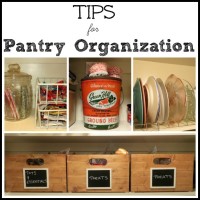 Tips for Pantry Organization by virginiasweetpea.com