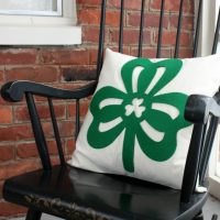 Easy St. Patrick's Day Pillow