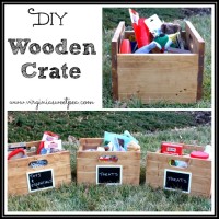 DIY Wooden Crate Tutorial by virginiasweetpea.com