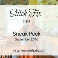 Stitch Fix for September 2016 - Sneak Peak Video