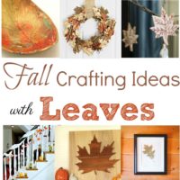 Fall Crafting Ideas with Leaves - Get ideas for leaf inspired craft projects that you can make for your home. virginiasweetpea.com