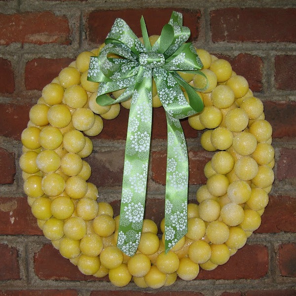 Lemon Head Wreath