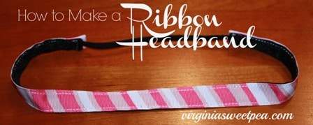 How to Make a Ribbon Headband