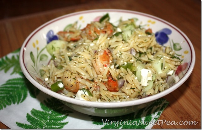 Roasted Shrimp and Orzo