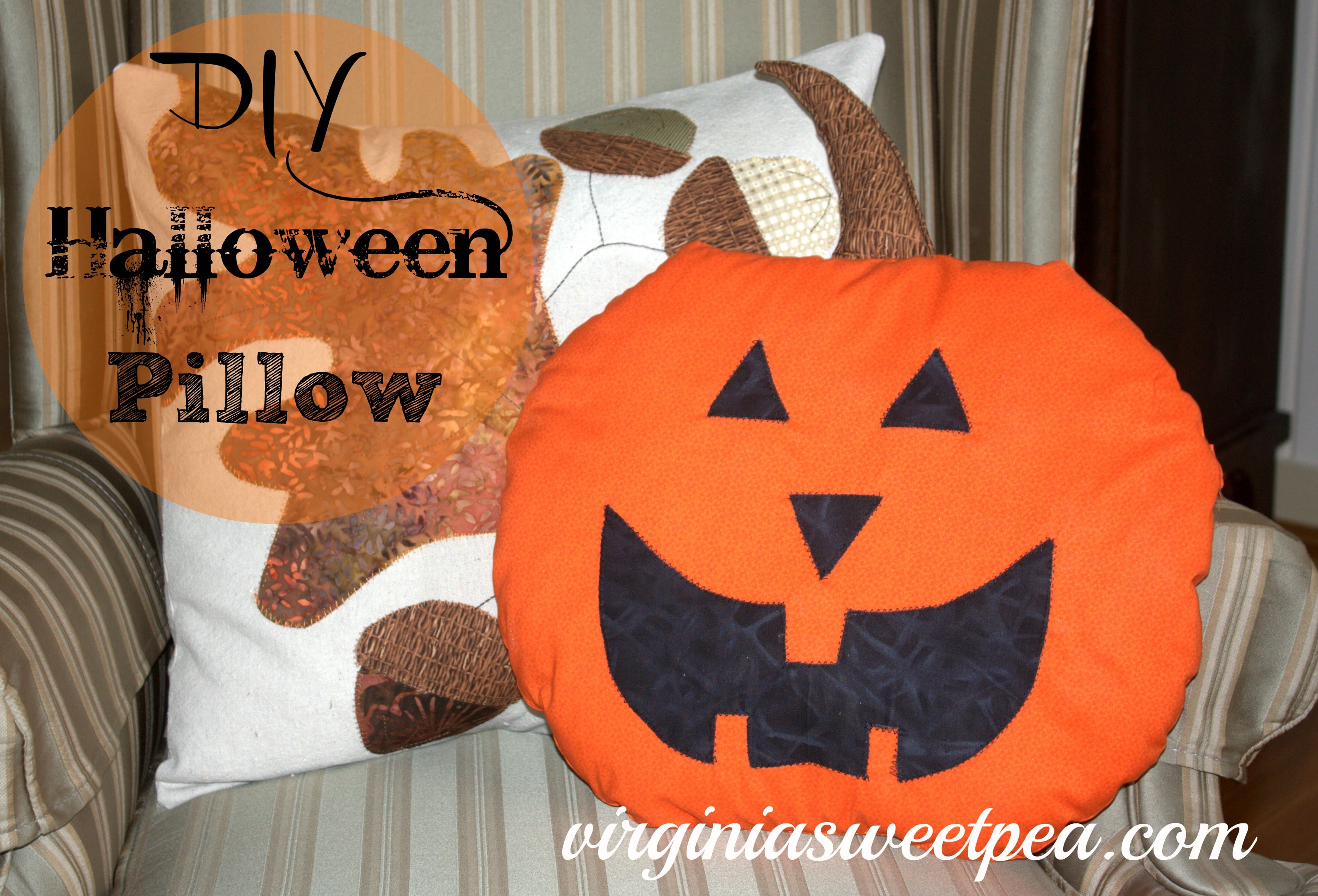 Halloween Pillow or Wall Hanging