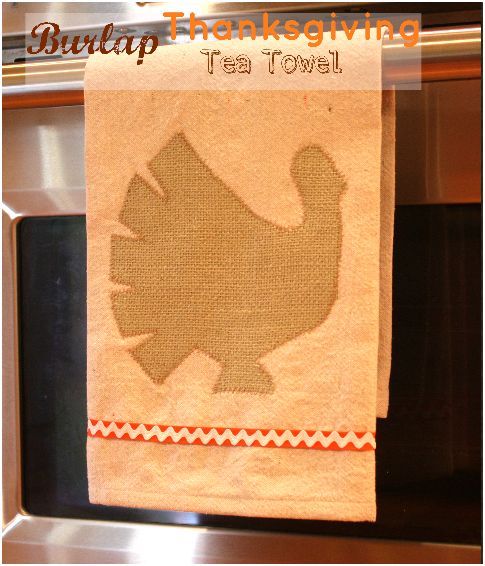 Simple Thanksgiving Tea Towel