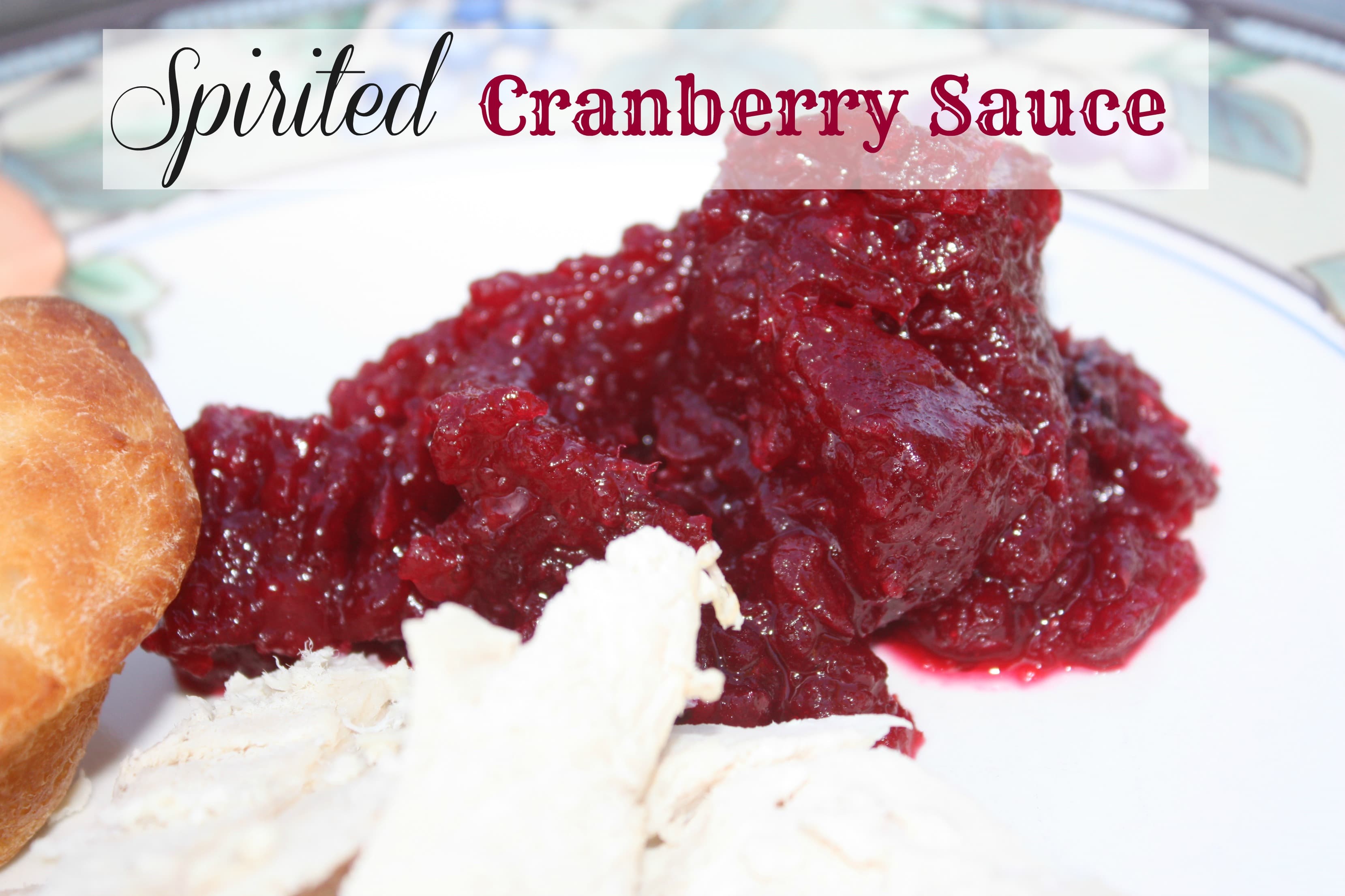 Spirited Cranberry Sauce