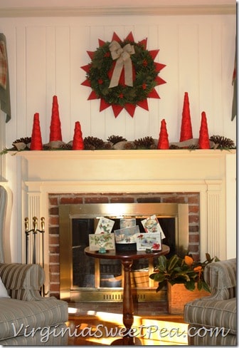 2012 Christmas Mantel - Front  View2