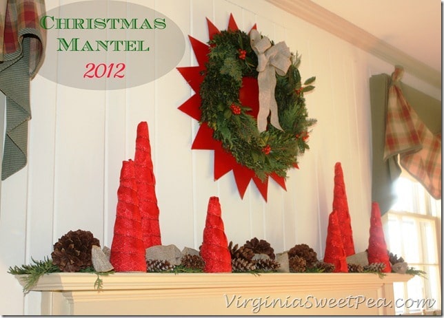 2012 Christmas Mantel by Sweet Pea