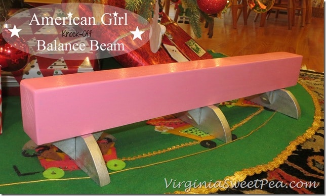 American Girl Knock-Off Balance Beam