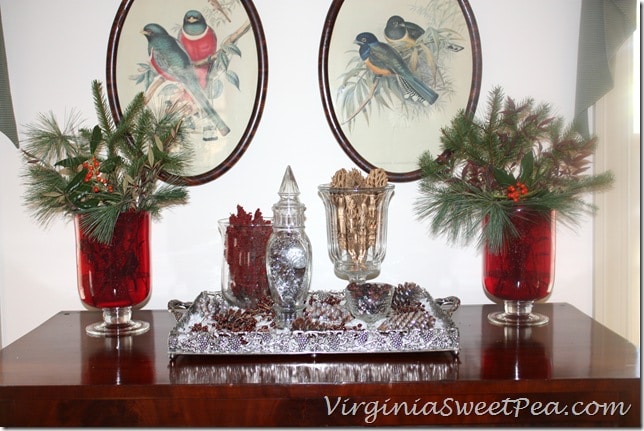 Christmas Vignette for the Living Room