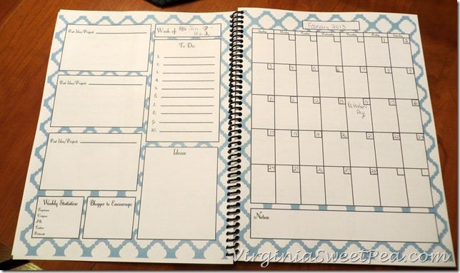 Blog Planner - February