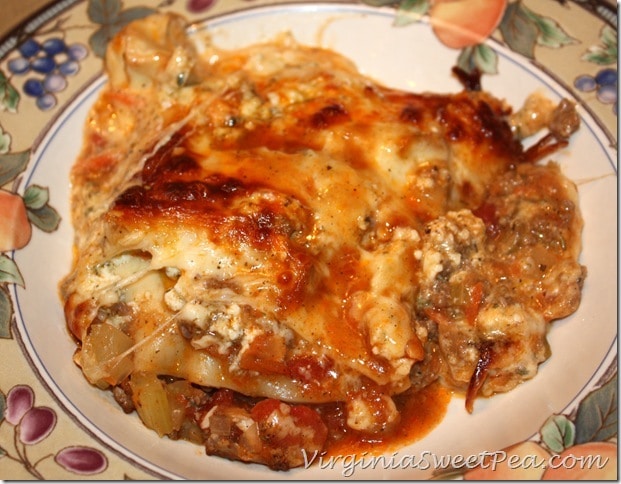 Buffalo Wing Style Ground Beef Lasagna