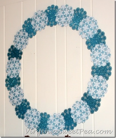 Shimmering Snowflake Winter Wreath2