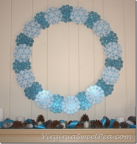 Shimmering Snowflake Winter Wreath3