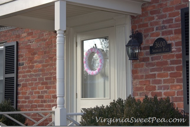 Wreath on Front Door