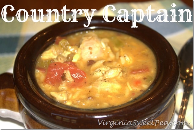 Country Captain - This southern favorite stew is chocked full of flavor. virginiasweetpea.com