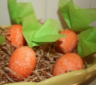 Carrot Eggs for Easter