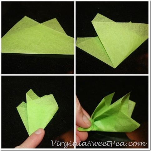 How to Make a Tissue Paper Carrot Top