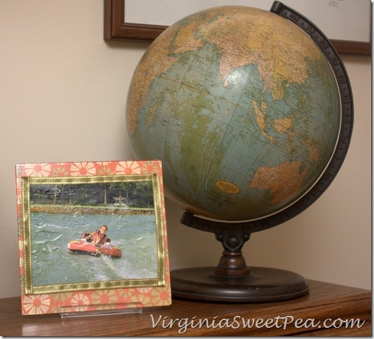 Modge Podge Photo Transfer Medium - Reese Tubing - Antique Globe