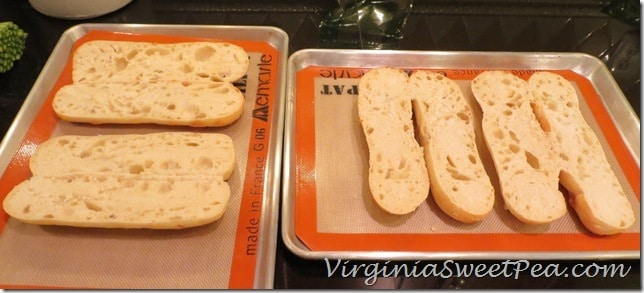 Ecce Panis Bread on Baking Sheet