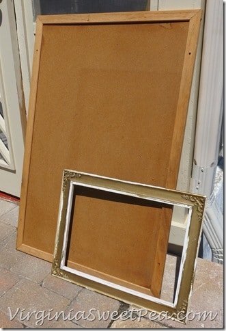 Bulletin Board and Frame