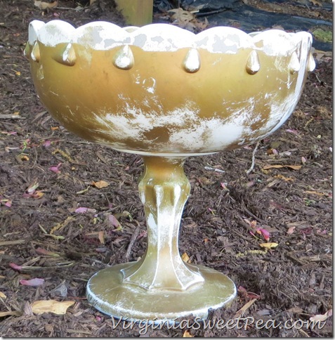 Gold Spray Painted Bowl