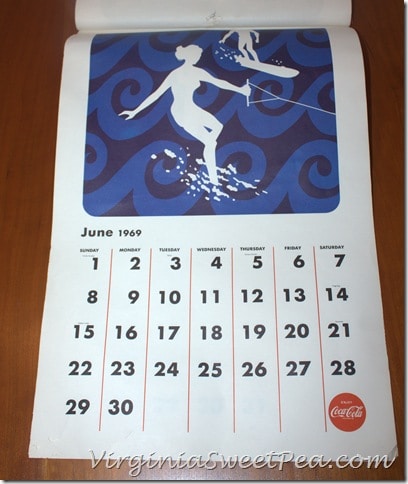 June 1969 Coke Calendar