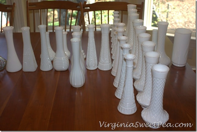 Milk Glass Vases