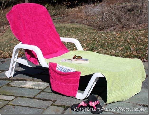 DIY Lounge Chair Cover2