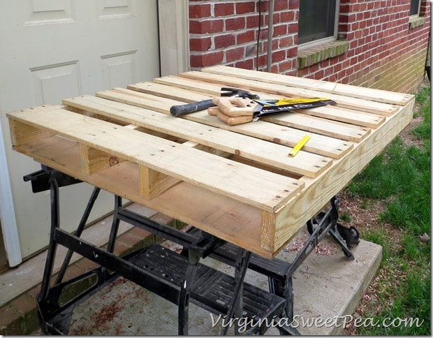 Pallet for DIY Wine Rack