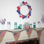 Patriotic 4th of July Mantel