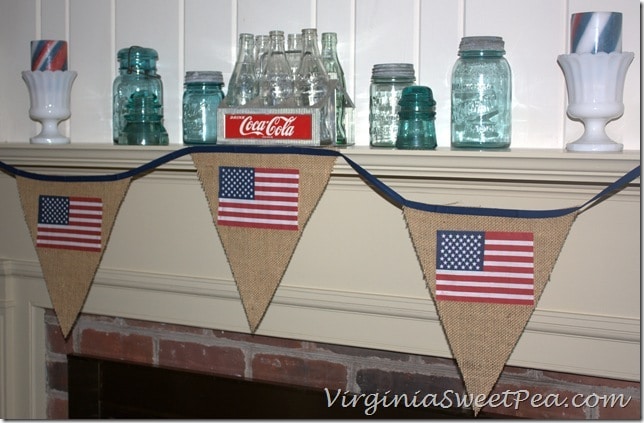 Patriotic Mantel Scene