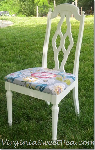 Chair Makeover - Yard Sale Find