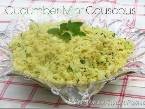 Cucumber Mint Couscous A Tasty Side Dish Sweet Pea