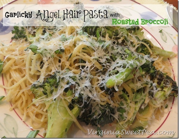 Garlicky Broccoli and Angel Hair