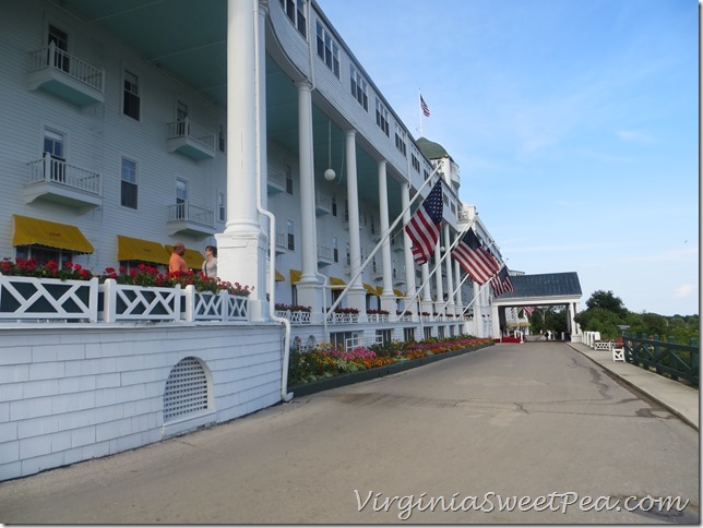 Grand Hotel Up Hill View Mackinac Island