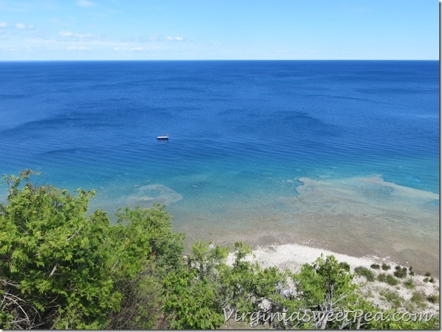 Lake Huron Blue Water on Mackinac Island