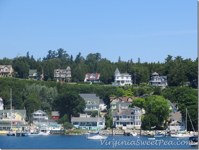 Mackinac Shoreline from Ferry Ride to the Island