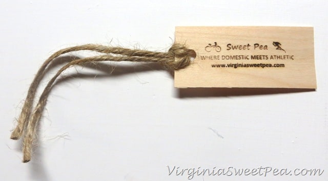 Handmade Tags Using a Woodworker's Branding Iron - Sweet Pea
