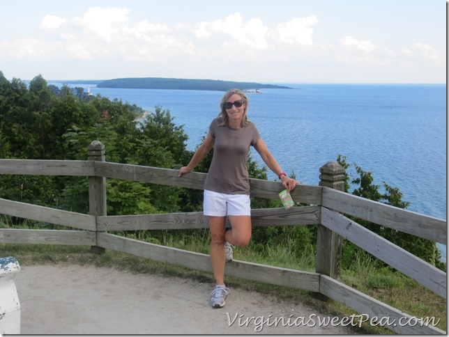 View from Above Grand Hotel Mackinac Island