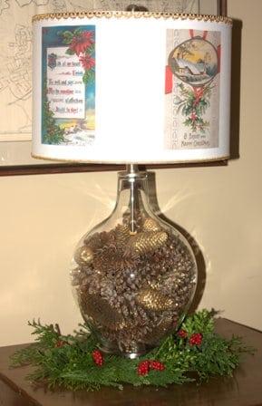Christmas in August Lamp Decorating Challenge