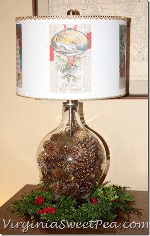 Hometalk Christmas Lamp Decorating Challenge