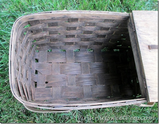 Inside of Trash Find Basket After Cleaning