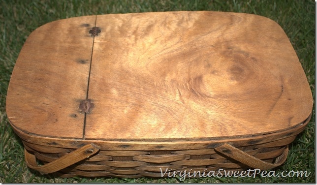 Trash to Treasure Picnic Basket by virginiasweetpea.com